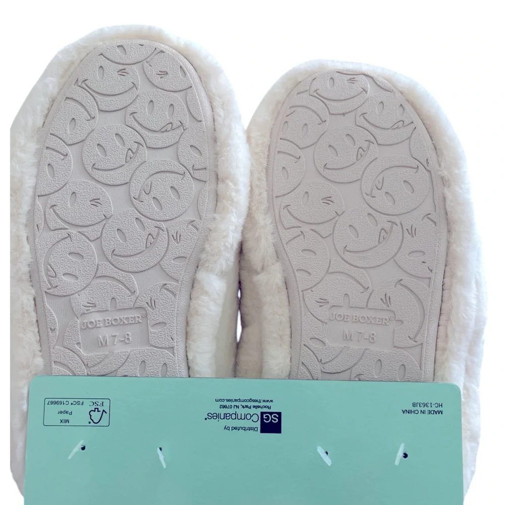 JOE BOXER 3D PLUSHY HAPPY LEMON SLIPPERS - Picture 4 of 4